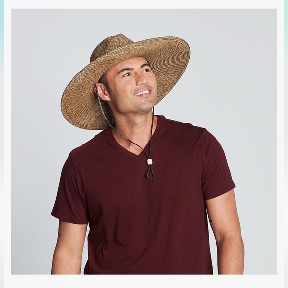 San Diego Hat Company Tan Wide Brim Hat - Picture 6 of 7